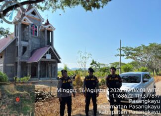 Patroli Pagi Sat Samapta Polres Pasangkayu, Wujudkan Situasi Kamtibmas Tetap Aman dan Kondusif