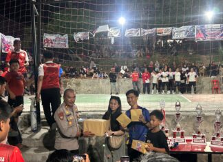 Kapolsek Pasangkayu Hadiri Final PPI Cup I, Dinas Kesehatan Raih Juara Pertama