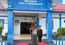 HUT RI ke-81, Polres Pasangkayu Gelar Upacara Kemerdekaan dengan Khidmat dan Penuh Nasionalisme