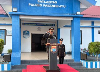 HUT RI ke-81, Polres Pasangkayu Gelar Upacara Kemerdekaan dengan Khidmat dan Penuh Nasionalisme
