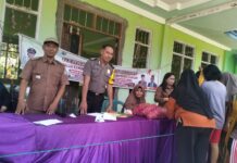 Gerakan Pangan Murah di Desa Karave, Polsek Baras Hadir Jaga Keamanan dan Ketertiban