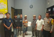 Polsek Baras Mediasi Dugaan Pengancaman, Kedua Pihak Sepakat Berdamai