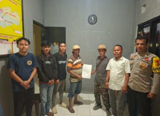 Polsek Baras Mediasi Dugaan Pengancaman, Kedua Pihak Sepakat Berdamai