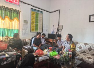 Bhabinkamtibmas Gerak Cepat Redam Potensi Bentrok Massa Antar Pelajar di SMAN 1 Bulutaba