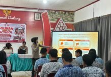 Polwan Polres Pasangkayu Goes To School, Tanamkan Semangat Disiplin dan Cinta Tanah Air di Kalangan Pelajar