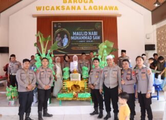 Semarak Maulid Nabi SAW 1448 H, Polres Pasangkayu Gelar Lomba Merangkai Tiri’