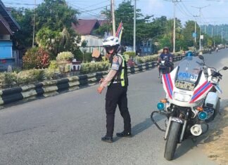 HADIR DI TENGAH MASYARAKAT, SAT LANTAS POLRES PASANGKAYU INTENSIFKAN PATROLI RUTIN JAGA KAMTIBMAS
