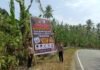 Cegah Kecelakaan di Jalur Rawan, Satlantas Polres Pasangkayu Pasang Spanduk Imbauan di Gunung Letawa