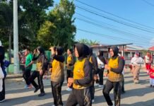 Polwan Polres Pasangkayu Hadir di CFD, Olahraga Bersama Warga Bikin Minggu Makin Semarak