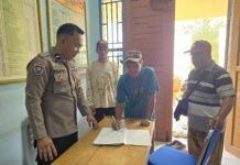 Bhabinkamtibmas Hadirkan Solusi, Perselisihan Lahan Berakhir Damai di Sarjo