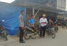 Cegah Karhutla di Musim Kemarau, Bhabinkamtibmas Polsek Sarudu Imbau Warga Tidak Membakar Lahan