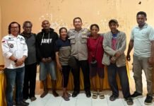 Bhabinkamtibmas Polsek Baras Mediasi Perselisihan Dua Saudara, Berakhir Damai Secara Kekeluargaan