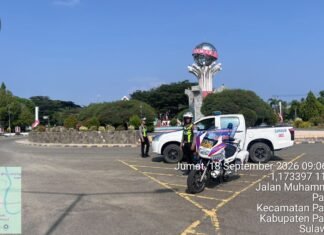 Patroli Pagi Sat Lantas Polres Pasangkayu, Pastikan Kamtibmas dan Arus Lalu Lintas Tetap Kondusif