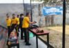 Asah Kemampuan dan Kedisiplinan, Kapolres Pasangkayu Pimpin Latihan Menembak