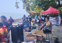 Pesta Nelayan Palapi Berlangsung Meriah, Polsek Pasangkayu Hadir Jaga Kamtibmas
