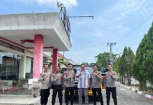 Dir Pamobvit Polda Sulbar Asistensi dan Patroli Kamtibmas di Wilkum Polres Pasangkayu