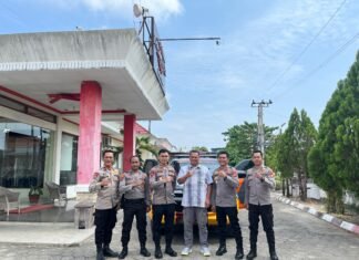 Dir Pamobvit Polda Sulbar Asistensi dan Patroli Kamtibmas di Wilkum Polres Pasangkayu