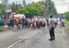 Bhabinkamtibmas Polsek Pasangkayu Tunjukkan Kepedulian, Kawal Pengantaran Jenazah hingga Pura Meraja Pati