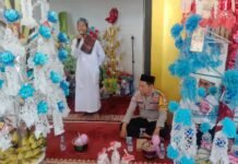 Bhabinkamtibmas Hadiri Maulid Nabi di Masjid Terapung, Perkuat Silaturahmi dan Kemitraan Kamtibmas