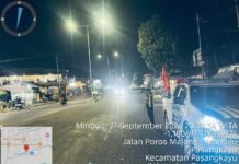 Jaga Kamseltibcarlantas, Satlantas Polres Pasangkayu Intensifkan Blue Light Patrol