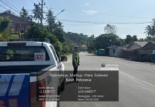 Hadir di Tengah Masyarakat, Sat Lantas Polres Pasangkayu Gelar Patroli Rutin
