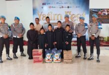 Dalam Rangka HUT Propam, Si Propam Polres Pasangkayu Salurkan Bantuan Sosial ke Yayasan Abulyatama