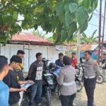Sat Lantas Polres Pasangkayu Edukasi Ojol dan Kurir, Dorong Keselamatan Berlalu Lintas di Jalan Raya