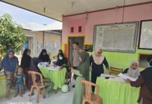 Bhabinkamtibmas Dampingi Pelayanan Posyandu ILP, Wujudkan Masyarakat Letawa yang Sehat