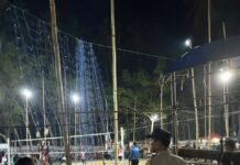 Polri Hadir, Warga Nyaman: Bhabinkamtibmas Amankan Turnamen Voli di Desa Maponu