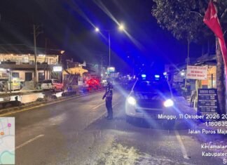 Malam Tetap Aman, Keluarga Menanti di Rumah: Blue Light Patrol Satlantas Polres Pasangkayu Ajak Masyarakat Utamakan Keselamatan