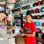 Sat Lantas Polres Pasangkayu Gandeng Pemilik Toko Helm, Kampanyekan Helm SNI Demi Keselamatan Pengendara