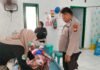 Polsek Sarudu Gerak Cepat Tangani Kecelakaan Dua Sepeda Motor di Dapurang, Empat Pelajar Terluka