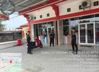 Cegah Gangguan Kamtibmas, Sat Samapta Polres Pasangkayu Intensifkan Patroli Pagi