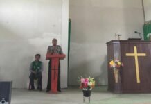 Minggu Kasih di Gereja GTM Eben Haeser, Kapolsek Pasangkayu Tampung Aspirasi Jemaat