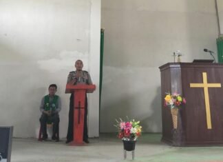 Minggu Kasih di Gereja GTM Eben Haeser, Kapolsek Pasangkayu Tampung Aspirasi Jemaat