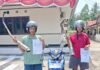Cegah Balap Liar dan Knalpot Brong, Polsek Baras Amankan Dua Motor di Desa Bajawali