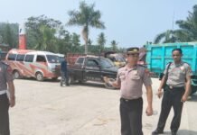 Cegah Kesalahpahaman Antrean BBM, Polsek Baras Koordinasi dengan Pengelola SPBU Lambara dan Perwakilan Masyarakat