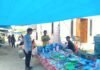 Bhabinkamtibmas Polsek Sarudu Sambangi Pedagang dan Pengunjung Pasar Tirtabuana