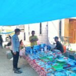Bhabinkamtibmas Polsek Sarudu Sambangi Pedagang dan Pengunjung Pasar Tirtabuana