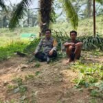 Cegah Kebakaran Lahan, Bhabinkamtibmas Desa Doda Imbau Warga Tidak Membakar Sembarangan