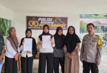 Polsek Sarudu Mediasi Perkelahian Pelajar, Kedua Belah Pihak Sepakat Berdamai Secara Kekeluargaan