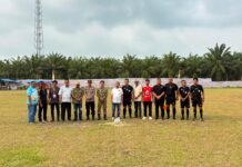 Polsek Baras Amankan Pembukaan Singgani Cup III, 24 Tim Siap Bersaing Junjung Tinggi Sportivitas