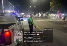 Malam Aman, Berkendara Nyaman Bersama Satlantas Pasangkayu