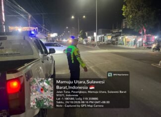 Malam Aman, Berkendara Nyaman Bersama Satlantas Pasangkayu