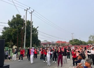 Perkuat Sinergi dengan Pemerintah Daerah, Kabag SDM Polres Pasangkayu Hadiri Car Free Day