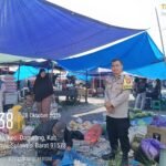Sambangi Pasar Benggaulu, Bhabinkamtibmas Hadir Berikan Rasa Aman bagi Warga