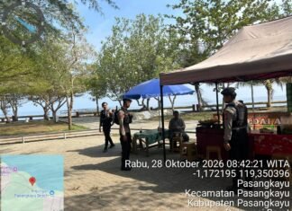 Jaga Pasangkayu Tetap Aman, Sat Samapta Hadir Patroli Sapa Warga Sejak Pagi