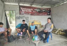 Polisi Menyapa dengan Hati, Pererat Silaturahmi Bersama Warga Saptanajaya
