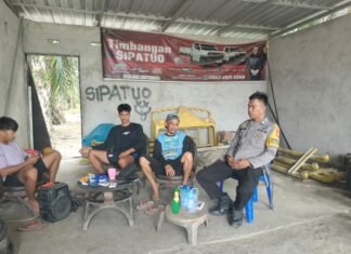 Polisi Menyapa dengan Hati, Pererat Silaturahmi Bersama Warga Saptanajaya