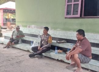 Cegah Pencurian dan Kebakaran, Bhabinkamtibmas Sambangi Warga
